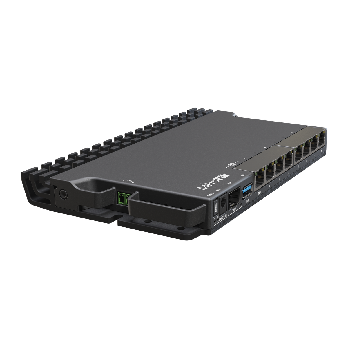 MikroTik RB5009UG+S+IN, voorkant