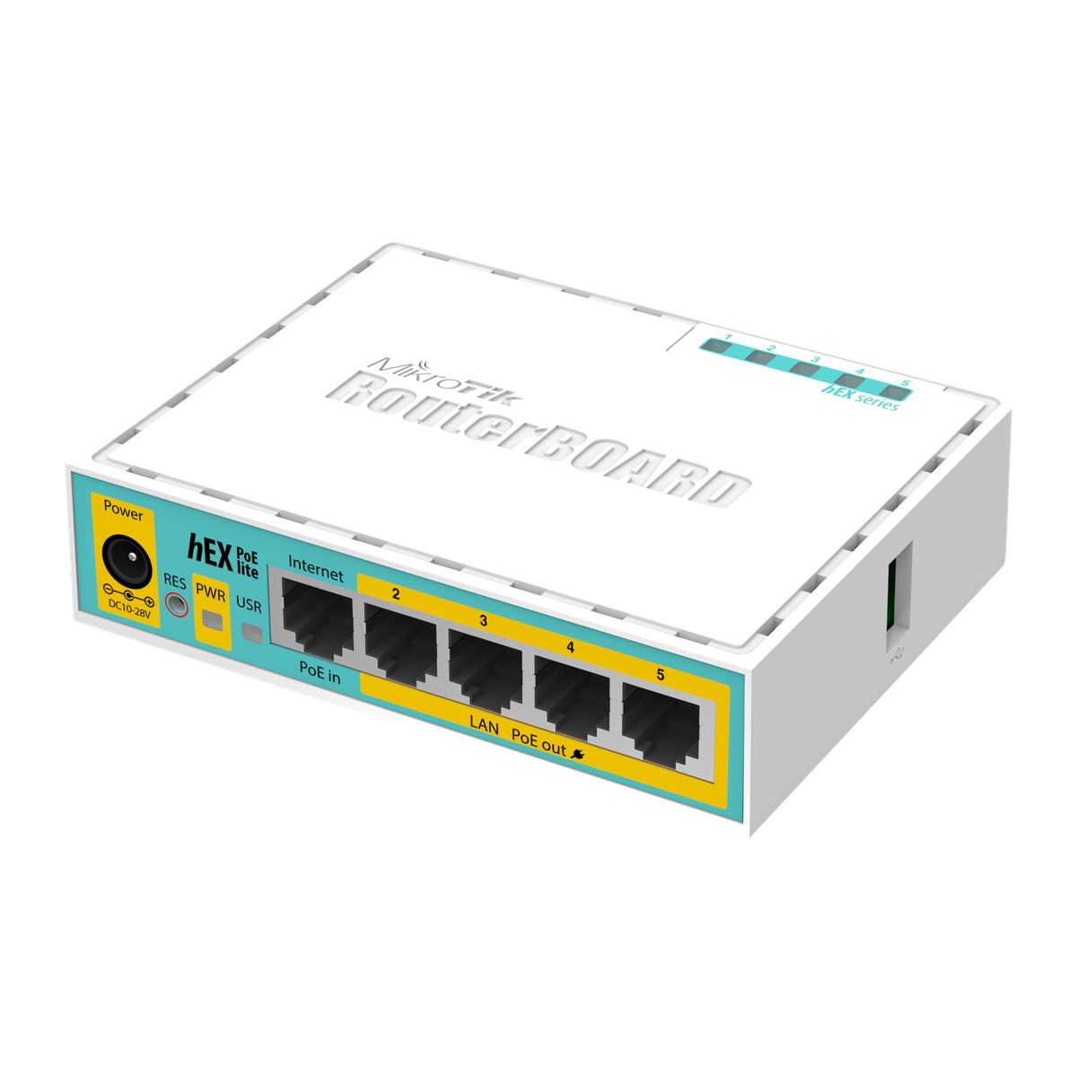 MikroTik hEX PoE Lite RB750UPr2 router