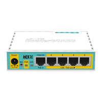 MikroTik hEX PoE Lite RB750UPr2, poorten