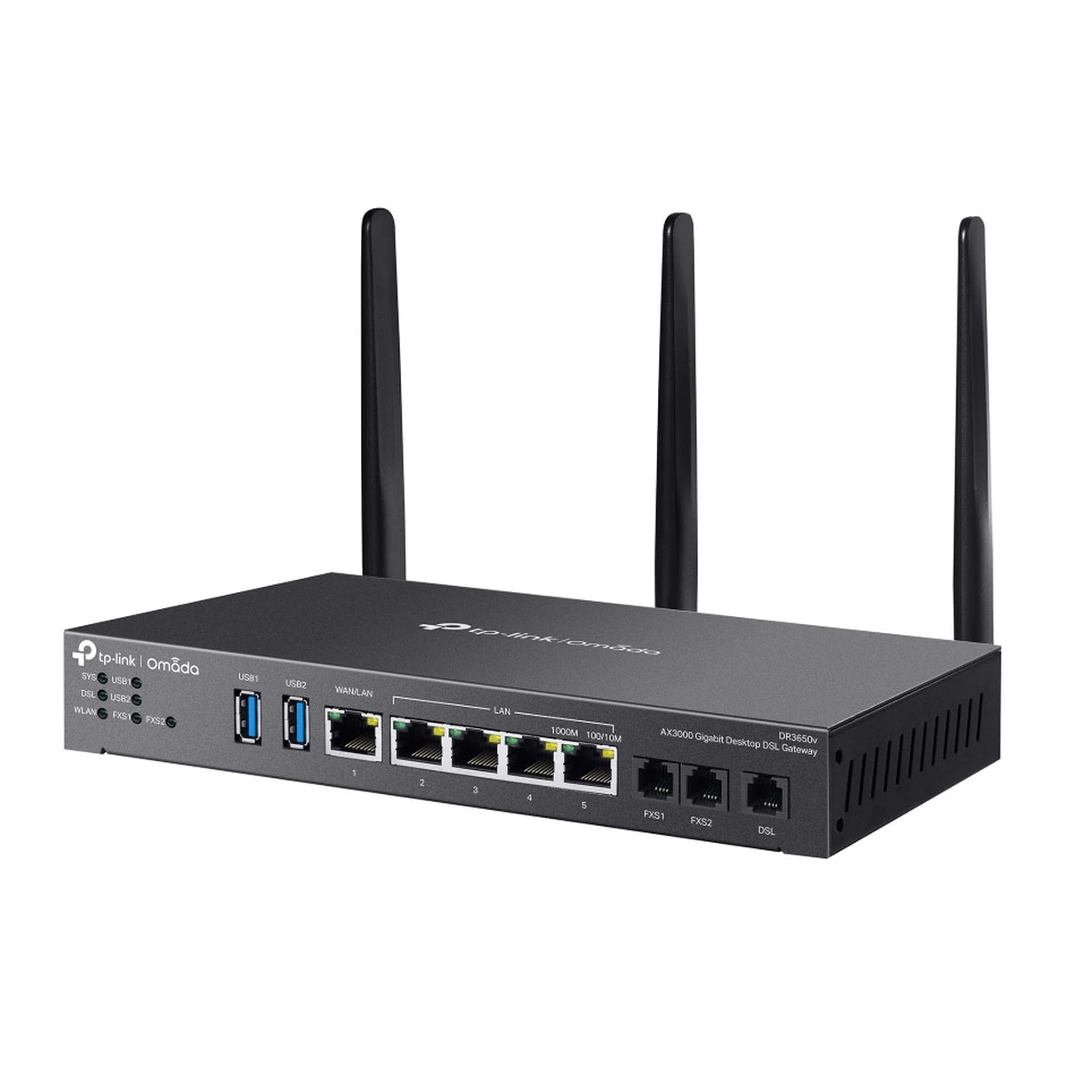 DR3650v gateway, schuin voorkant