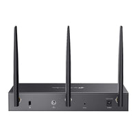 DR3650v gateway, achterkant met voeding