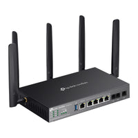 DR3650v-4G gateway, schuin met antennes