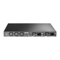 DS-P7001-08 GPON OLT, achterkant met voedingen