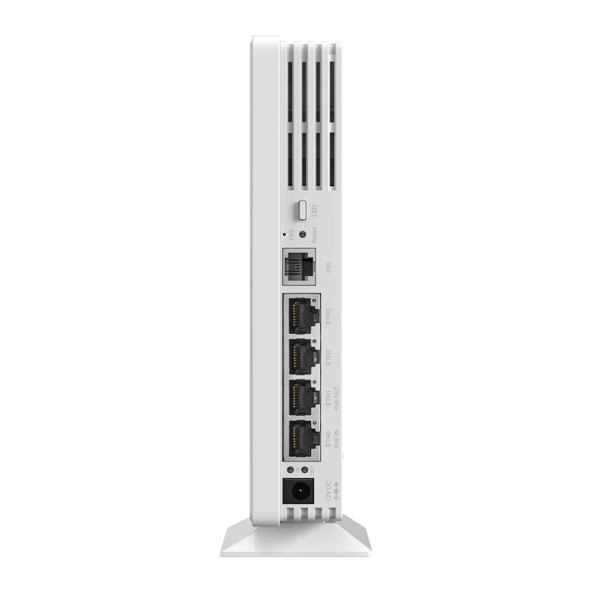 EAP650-Desktop, zijkant met poorten