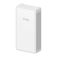 EAP775-Wall WiFi 7 wall plate access point, schuin voorkant