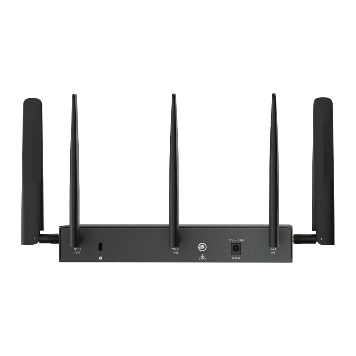 ER706W-4G router, achterkant