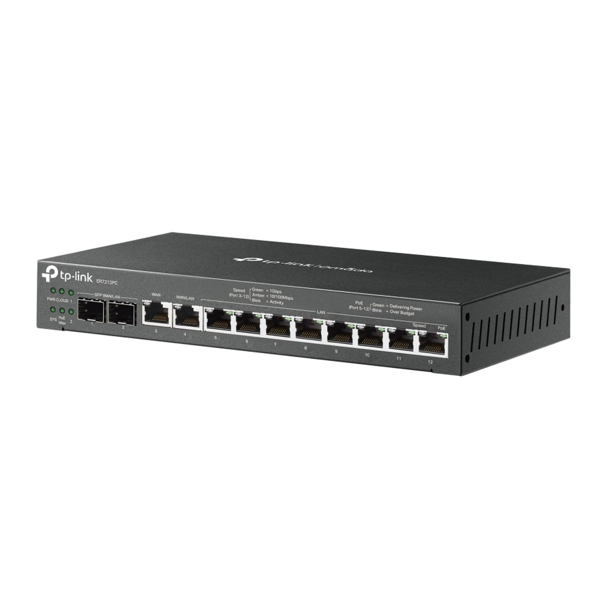 ER7212PC gateway, schuin voorkant