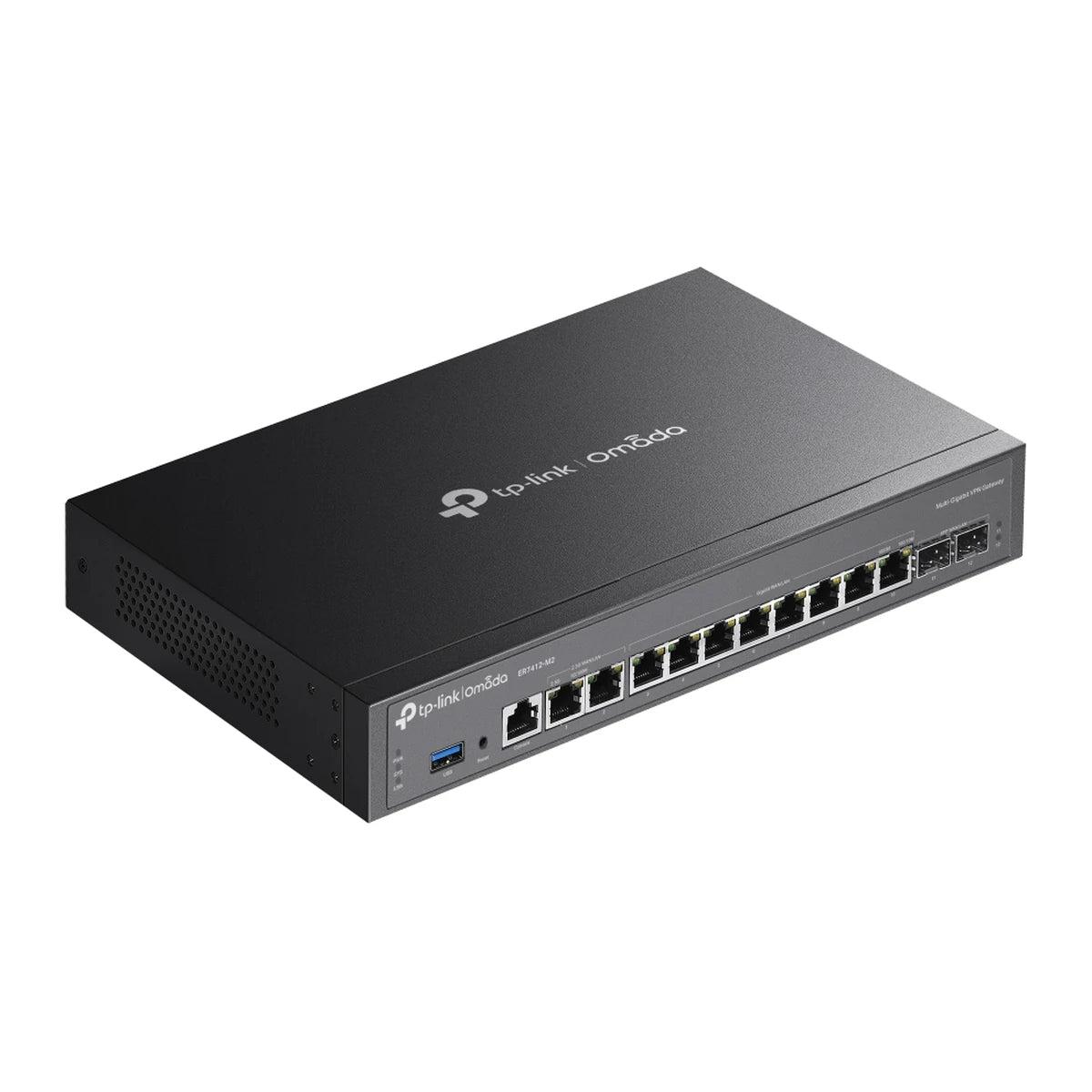 ER7412-M2 router, schuin voorkant
