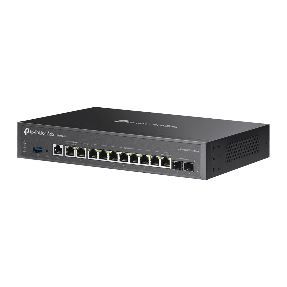 ER7412-M2 router, schuin zijaanzicht