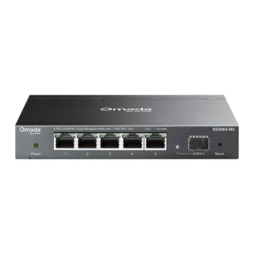 ES206X-M2 5-Poorts 2.5G Easy Managed Switch met 10G SFP+