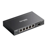 ES206X-M2 switch, schuin zijaanzicht