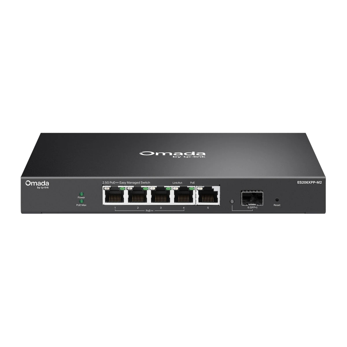 ES206XPP-M2 switch, voorkant