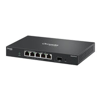 ES206XPP-M2 switch, schuin voorkant