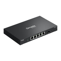 ES206XPP-M2 switch, schuin zijaanzicht