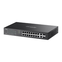 ES220GP switch, schuin voorkant