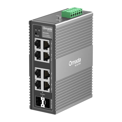 IES208G 8-Poorts Gigabit Industriële Easy Managed Switch