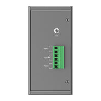 IES210GPP switch, bovenkant met voedingsaansluiting