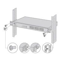 RackMount Kit-19 monteren in rack