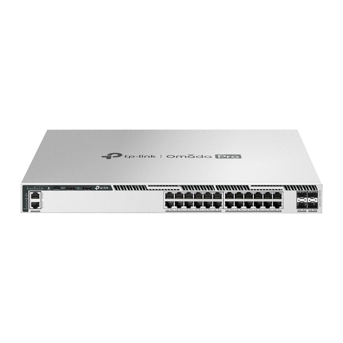 S6500-24GP4XF switch, voorkant
