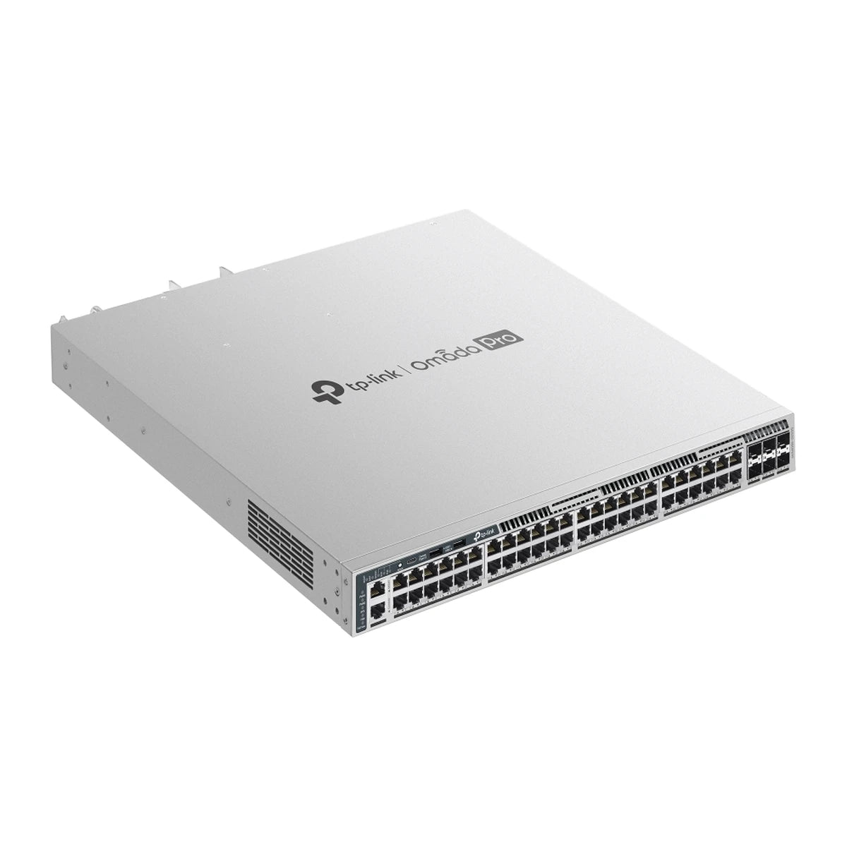 S6500-48GP6XF switch, schuin zijaanzicht