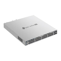 S6500-48GP6XF switch, schuin zijaanzicht