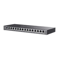 SG2016P switch, schuin zijaanzicht