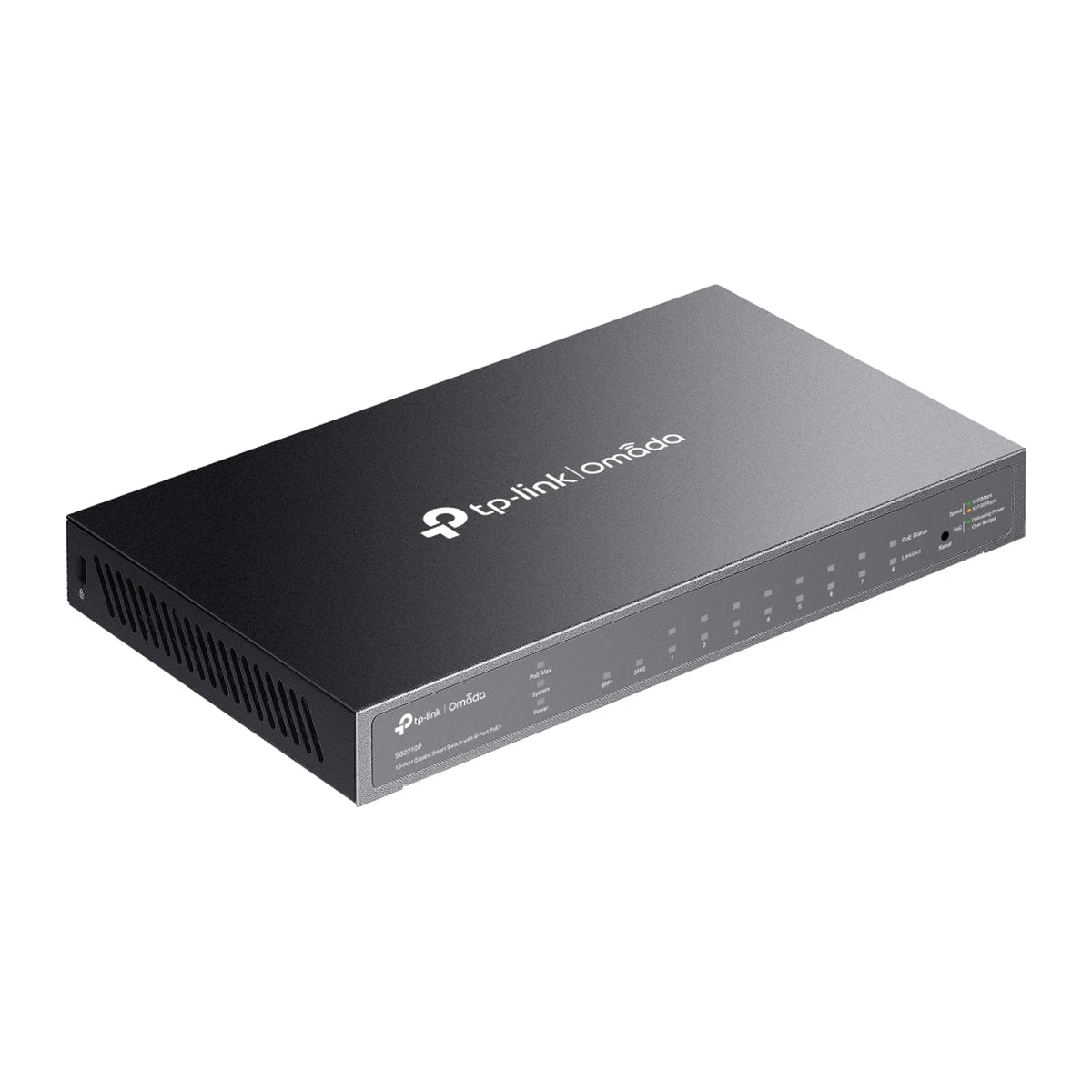 SG2210P switch, schuin voorkant