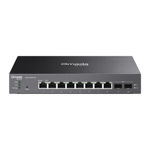 SG2210XMP-M2 8-poorts 2.5G Smart PoE+ Switch met 2 10G SFP+