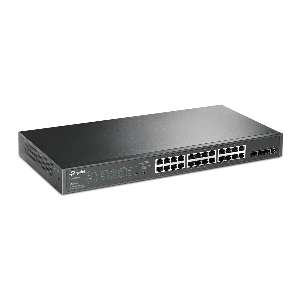 SG2428P switch, schuin voorkant