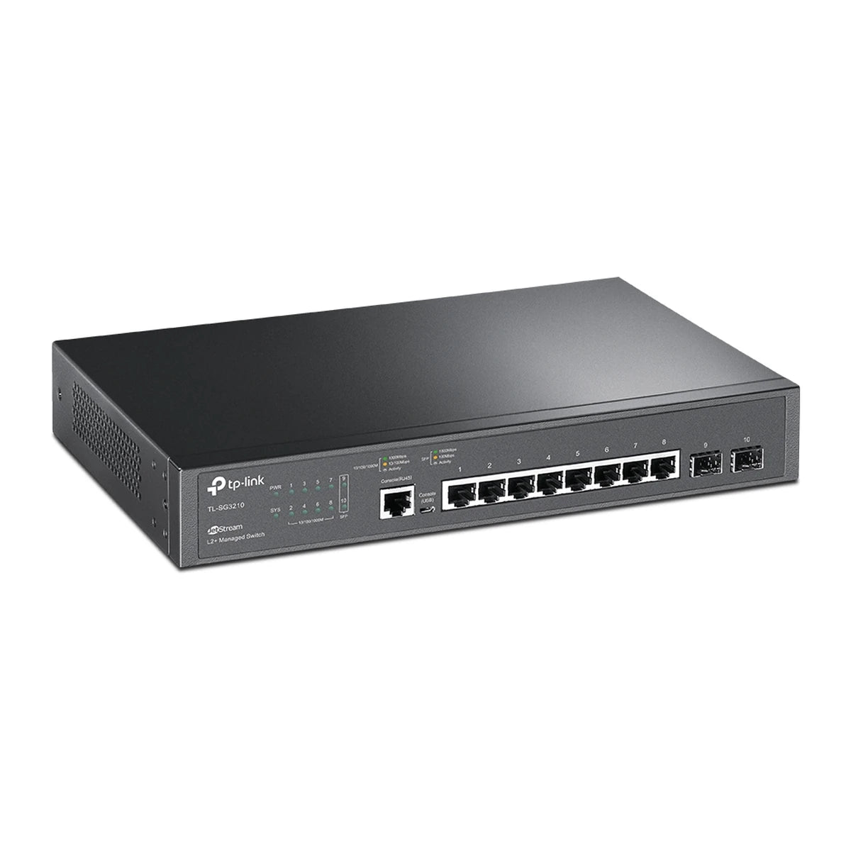 SG3210 switch, schuin voorkant