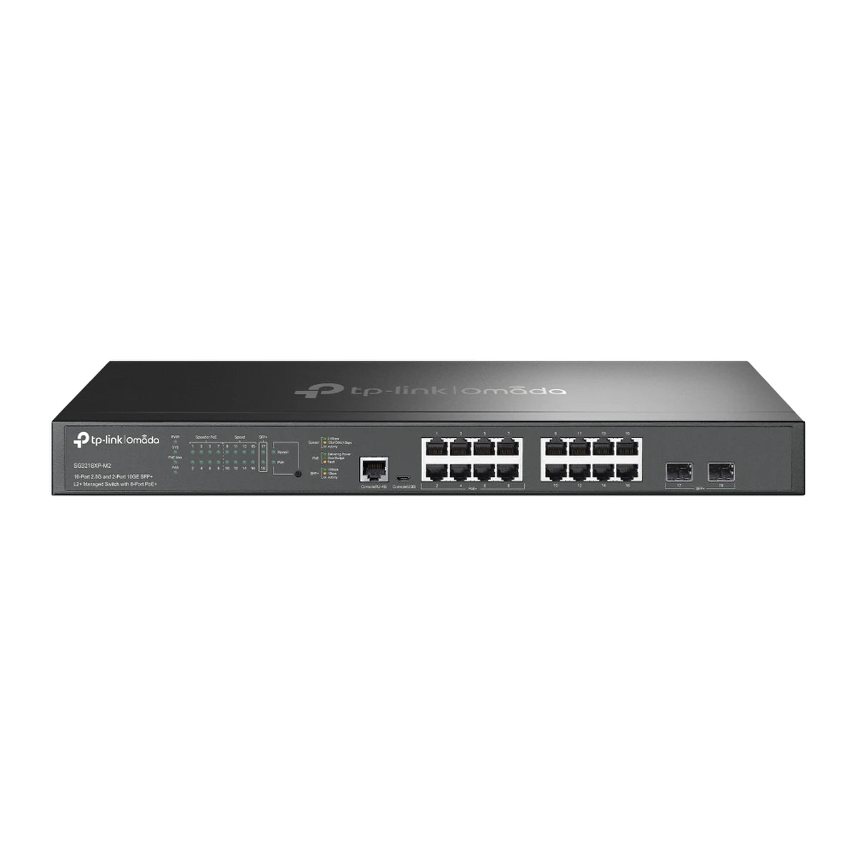 SG3218XP-M2 switch, voorkant