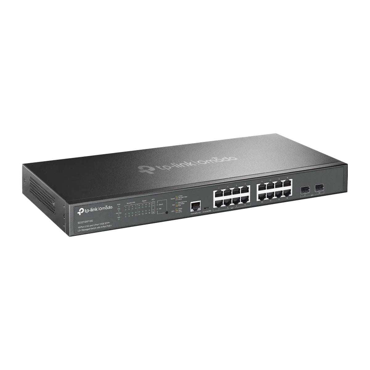 SG3218XP-M2 switch, schuin zijaanzicht