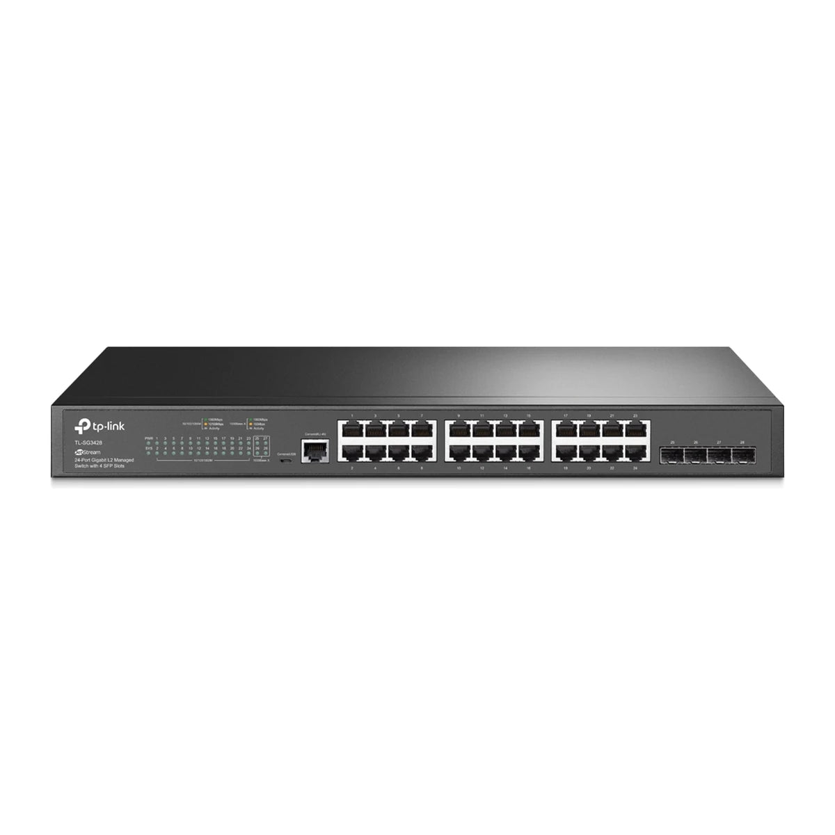 SG3428 switch, voorkant