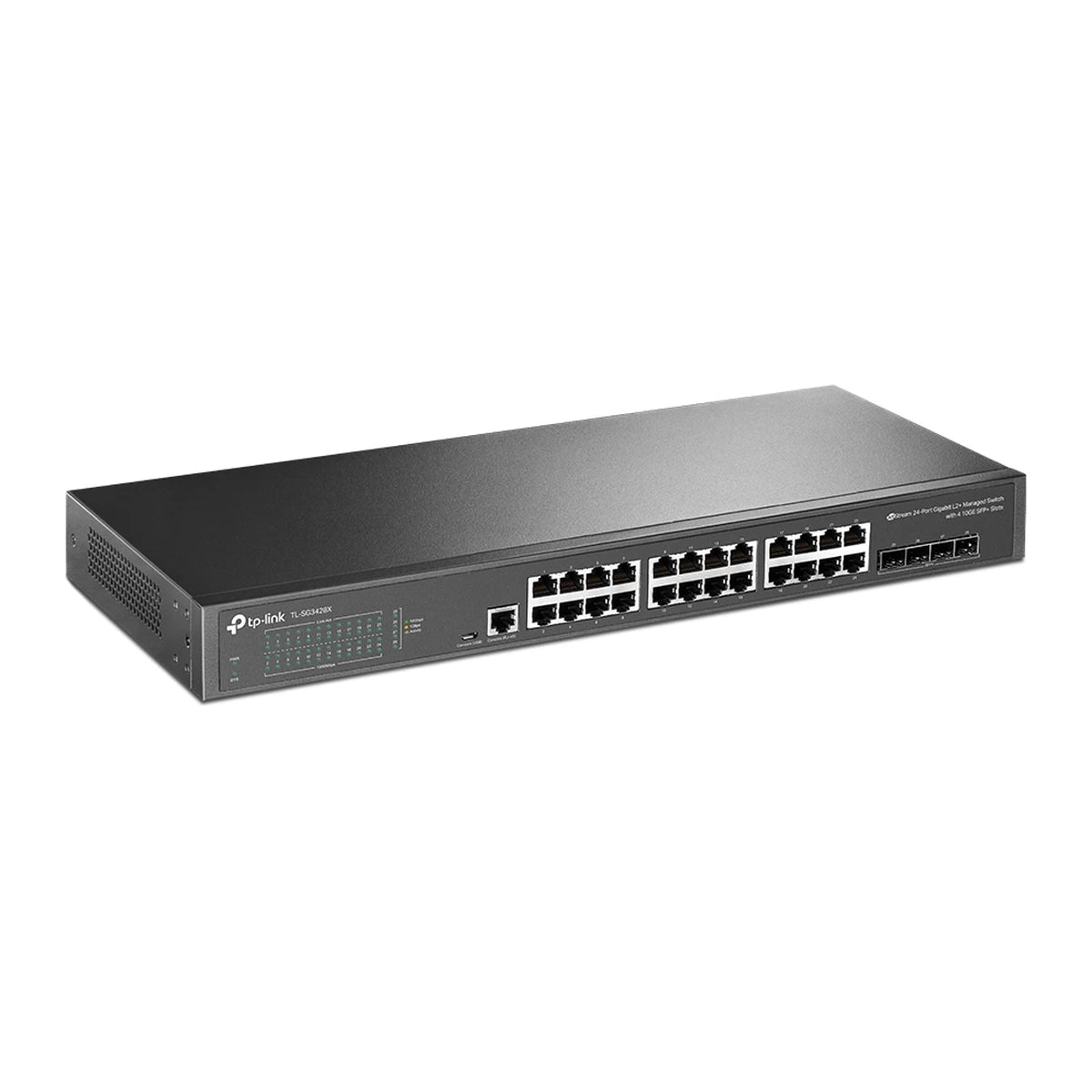 SG3428X switch, schuin voorkant