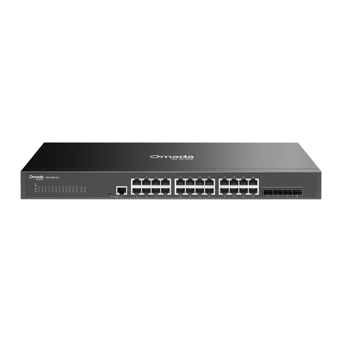 SG3428X-M2 switch, voorkant