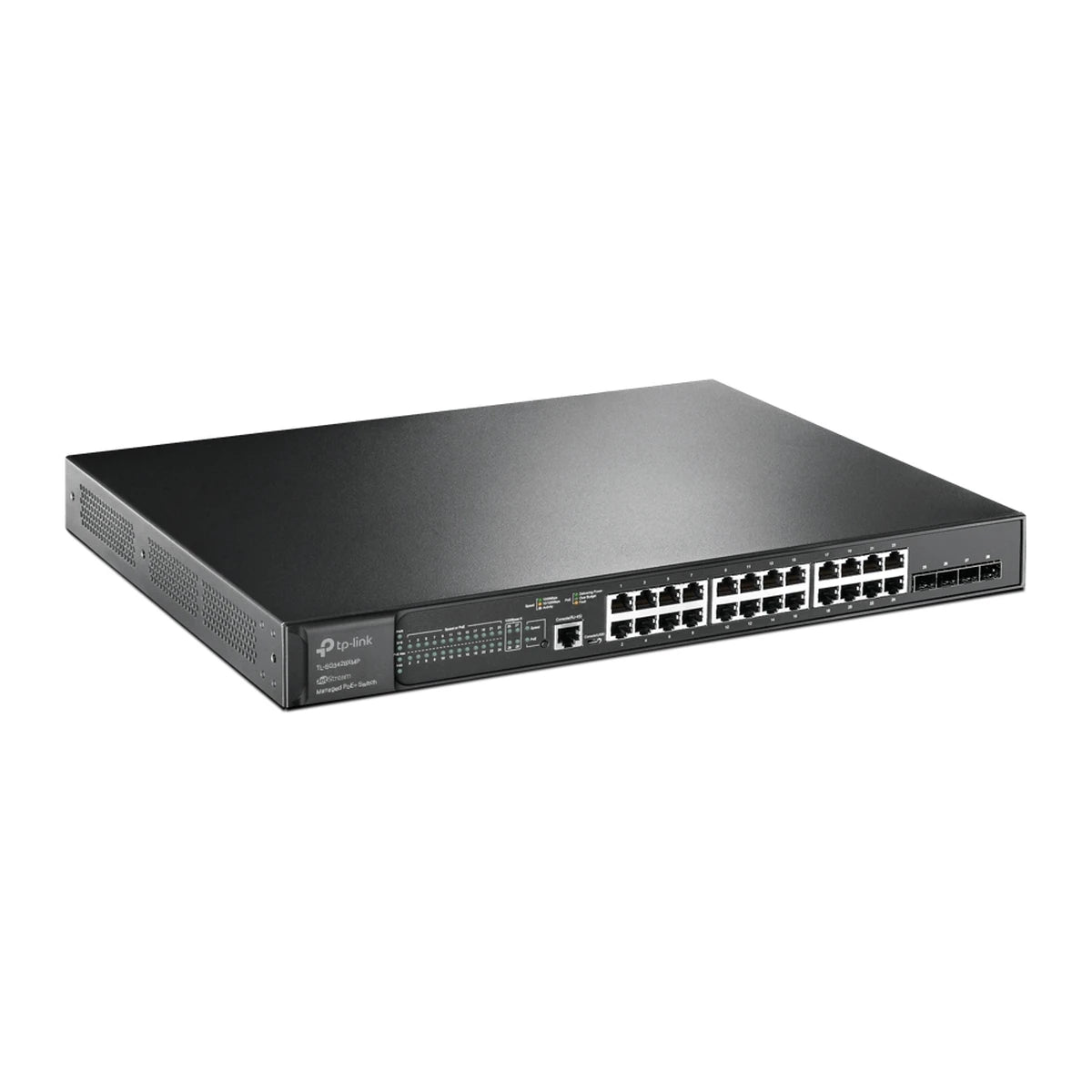 SG3428XMP switch, schuin voorkant