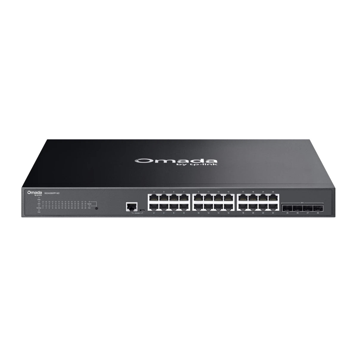 SG3428XPP-M2 switch, voorkant