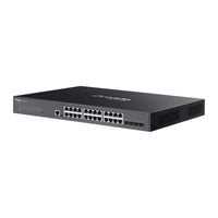 SG3428XPP-M2 switch, schuin voorkant