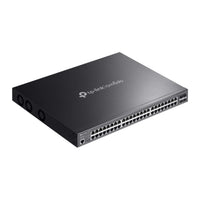 SG3452XMPP switch, schuin zijaanzicht