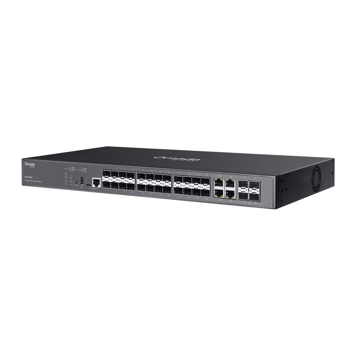 SG5428XF switch, schuin voorkant