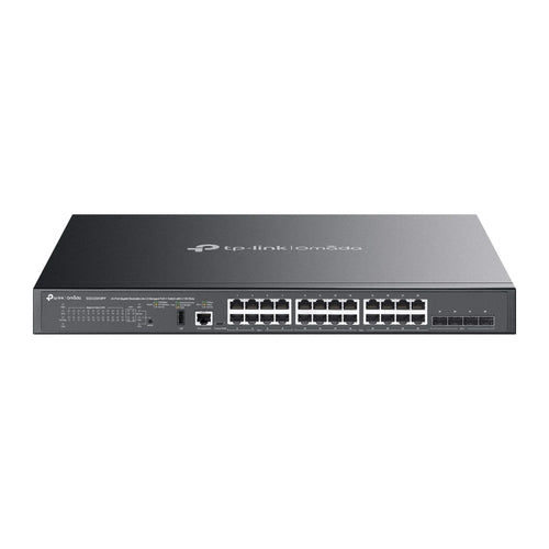 SG5428XMPP 24-Poorts Gigabit Stackable Lite L3 Managed PoE++ Switch met 4 10G SFP+