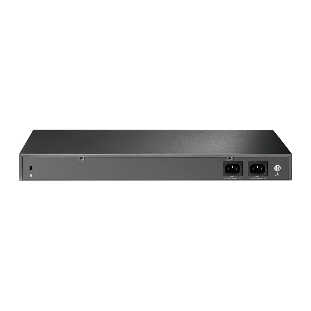 SX3016F switch, achterkant met dubbele voeding