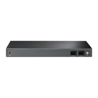 SX3016F switch, achterkant met dubbele voeding