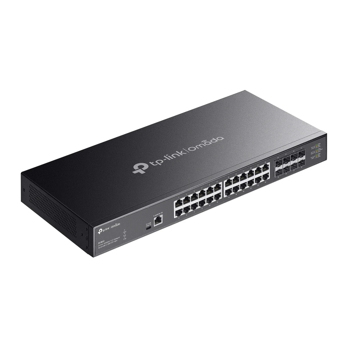 SX3832 switch, schuin zijaanzicht
