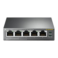 TL-SF1005P PoE-switch, voorkant
