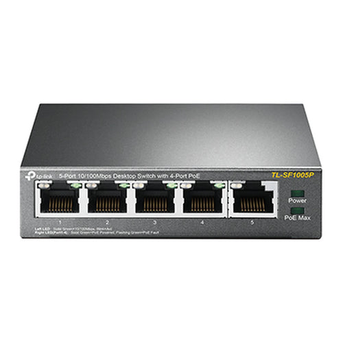 TL-SF1005P 5-Poorts 10/100 Mbps Desktop Switch met 4 PoE-poorten