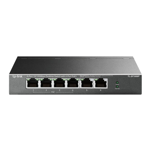 TL-SF1006P 6-Poorts 10/100 Mbps Desktop Switch met 4 PoE+-poorten