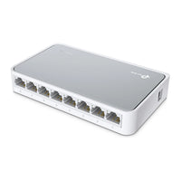 TL-SF1008D switch, schuin voorkant
