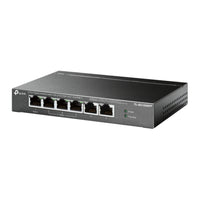 TL-SG1006PP PoE++ switch, schuin voorkant