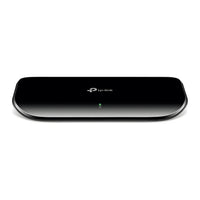 TL-SG1008D 8-poorts gigabit switch, bovenaanzicht